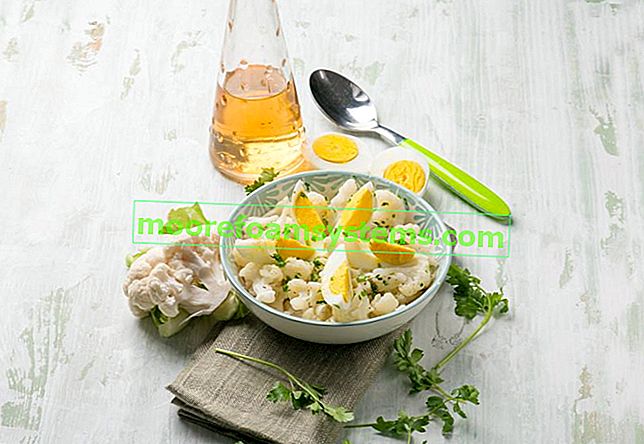 Insalata di cavolfiore con uova e ricette per insalate di cavolfiore bollite